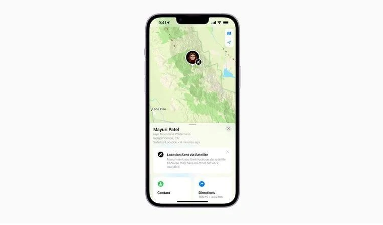 南召苹果14维修分享iPhone14系列中 FindMy功能通过卫星分享位置方法教程 